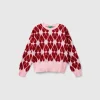 Jacquard heart sweater