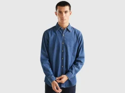 Jean shirt in 100% cotton