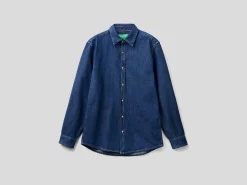 Jean shirt in 100% cotton