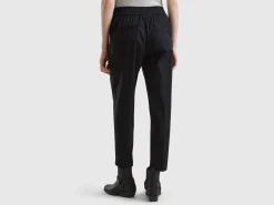 Joggers in stretch cotton