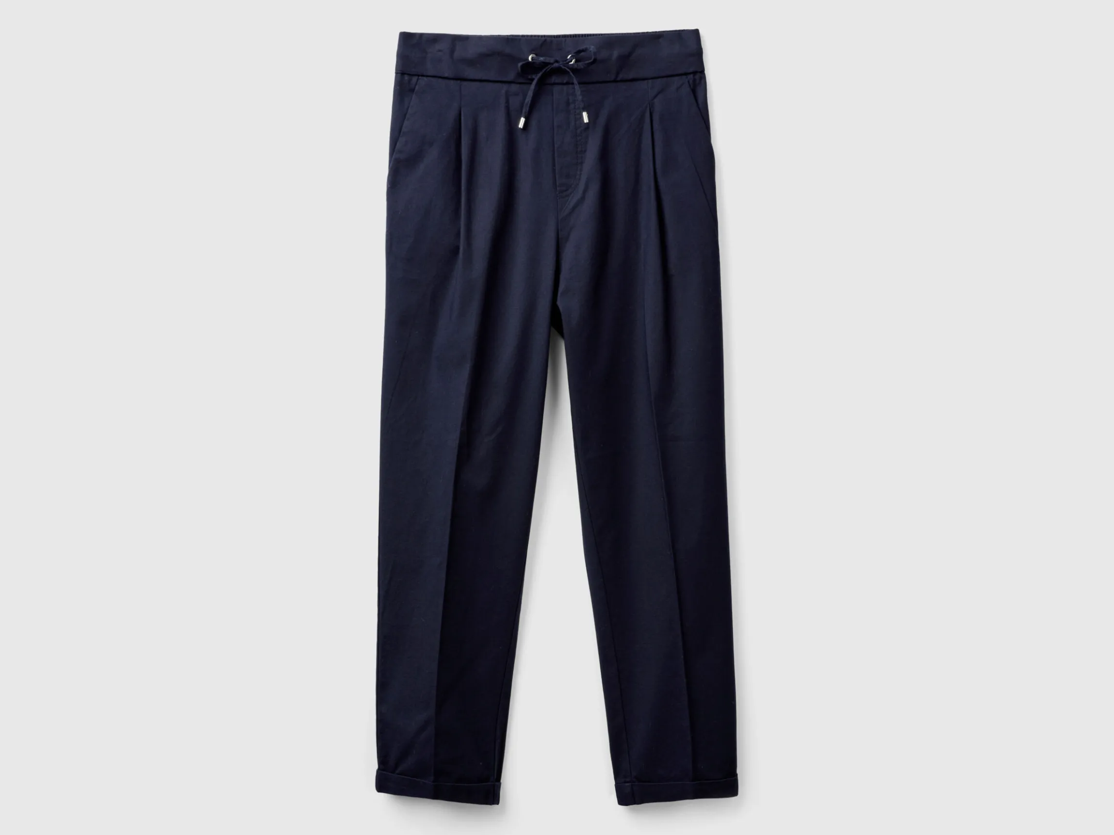 Joggers in stretch cotton