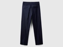 Joggers in stretch cotton