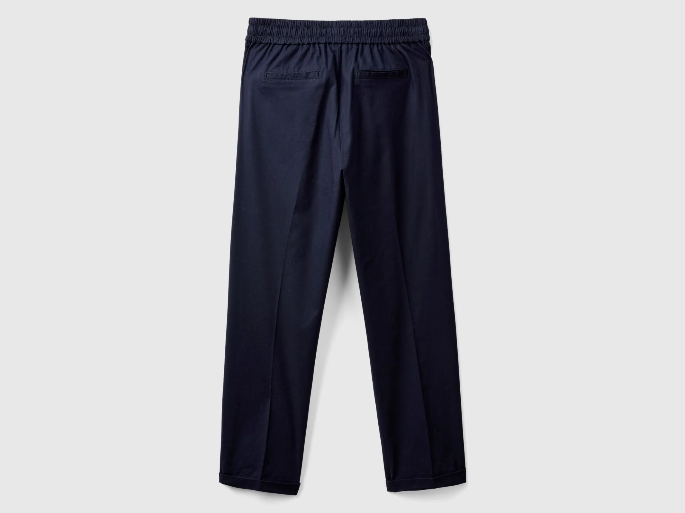 Joggers in stretch cotton