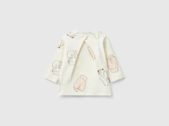 Kitten t-shirt in pure cotton