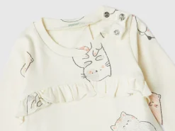 Kitten t-shirt in pure cotton