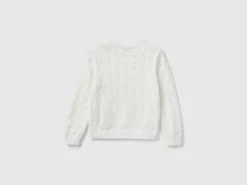 Knit chenille sweater