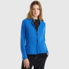 Knit jacket in wool and cashmere blend