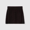 Knit mini skirt