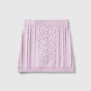 Knit mini skirt