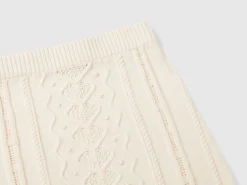 Knit mini skirt