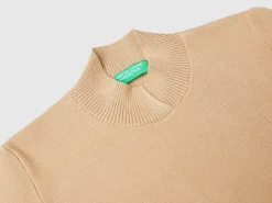 Knit turtle neck dress