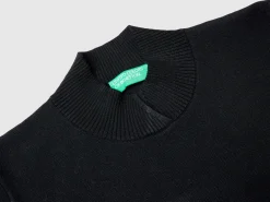 Knit turtle neck dress