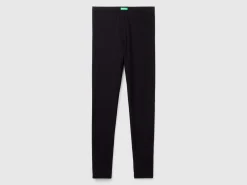 Leggings in stretch cotton