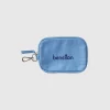 Light blue keychain and coin purse