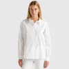 Lightweight shirt in pure cotton