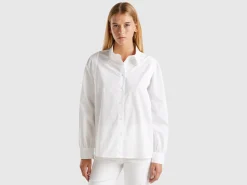 Lightweight shirt in pure cotton