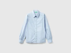 Lightweight shirt in pure cotton