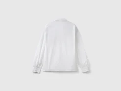 Lightweight shirt in pure cotton