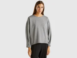 Lightweight sweatshirt in cotton and Modal® blend
