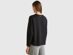 Lightweight sweatshirt in cotton and Modal® blend