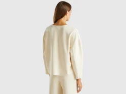 Lightweight sweatshirt in cotton and Modal® blend