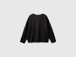 Lightweight sweatshirt in cotton and Modal® blend
