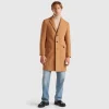 Lined coat in wool blend