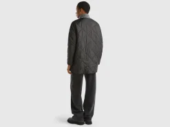 Long bomber jacket in nylon