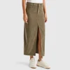 Long corduroy skirt