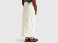 Long corduroy skirt