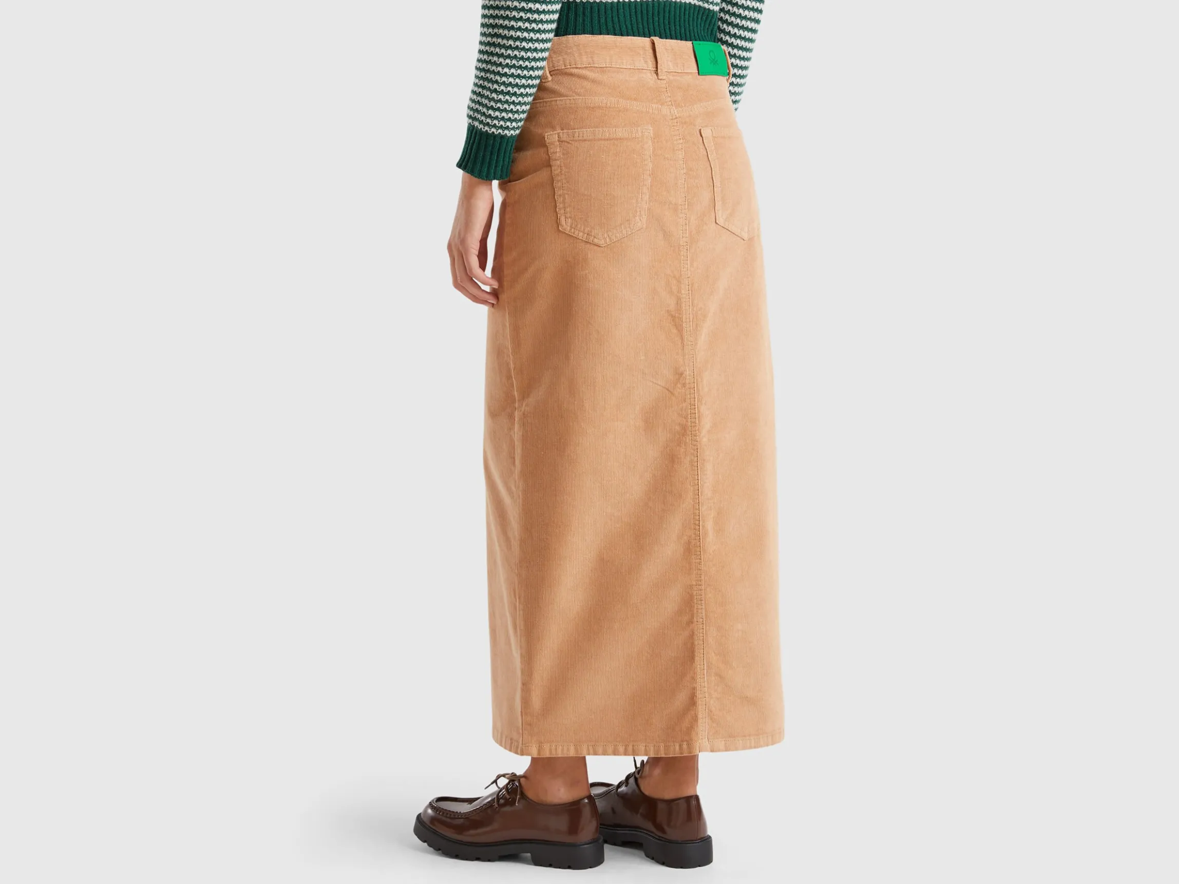 Long corduroy skirt
