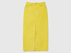 Long corduroy skirt