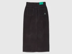 Long corduroy skirt