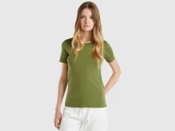 Long fiber cotton t-shirt