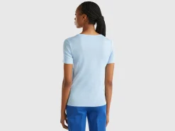 Long fiber cotton t-shirt