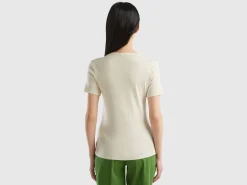Long fiber cotton t-shirt