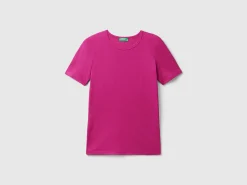 Long fiber cotton t-shirt