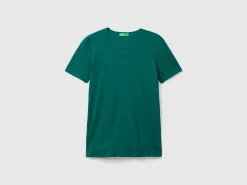 Long fiber cotton t-shirt