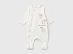 Long jumpsuit with animal print