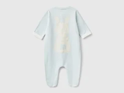 Long onesie in warm stretch cotton