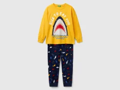 Long pyjamas in warm cotton