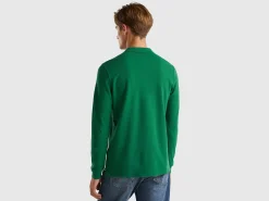 Long sleeve 100% cotton polo