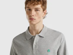 Long sleeve 100% cotton polo