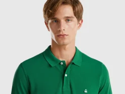 Long sleeve 100% cotton polo
