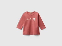 Long sleeve 100% organic cotton t-shirt