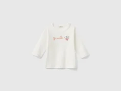 Long sleeve 100% organic cotton t-shirt