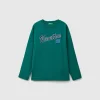 Long sleeve 100% organic cotton t-shirt