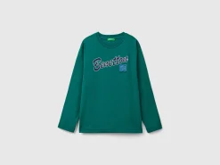 Long sleeve 100% organic cotton t-shirt