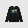 Long sleeve 100% organic cotton t-shirt