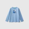 Long sleeve 100% organic cotton t-shirt